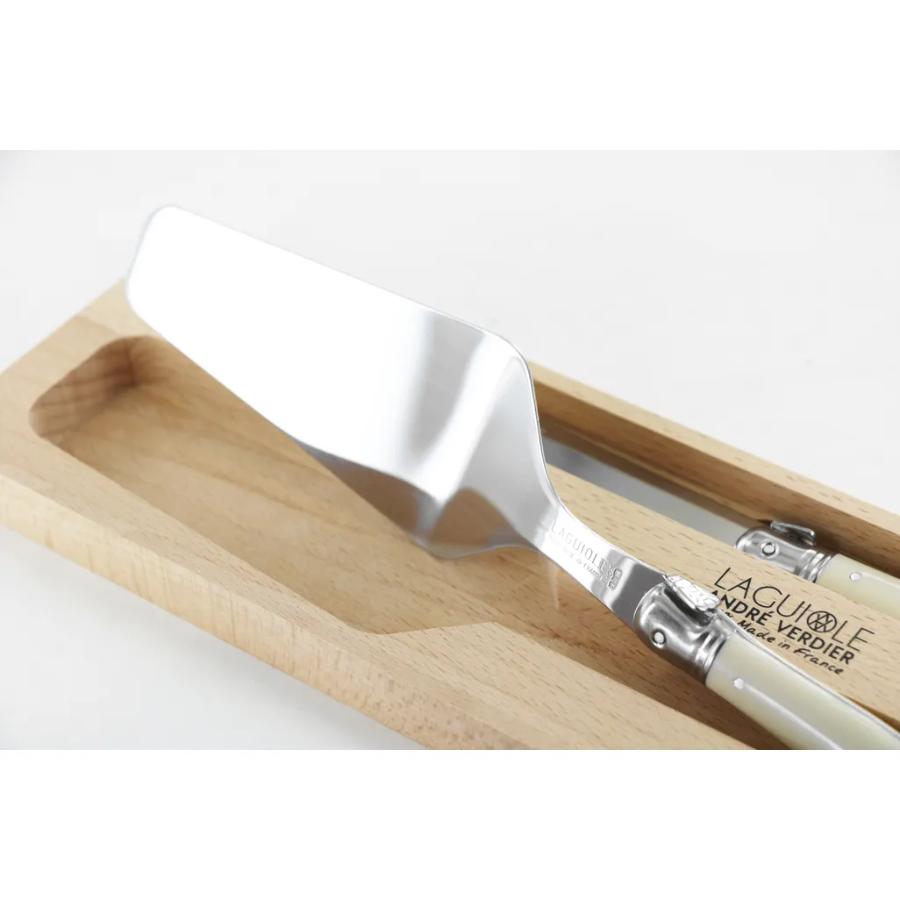 Andre Verdier Cake Server & Knife Set - Ivory -Verdier
