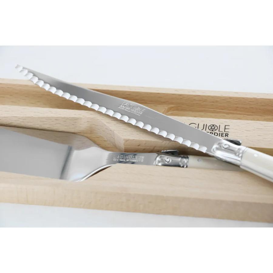 Andre Verdier Cake Server & Knife Set - Ivory -Verdier