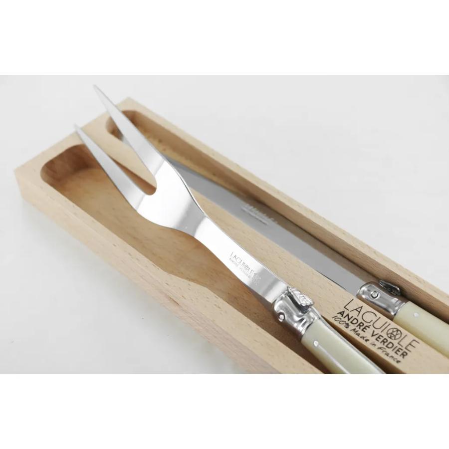 Andre Verdier Carving Set, Set of 2 - Ivory -Verdier