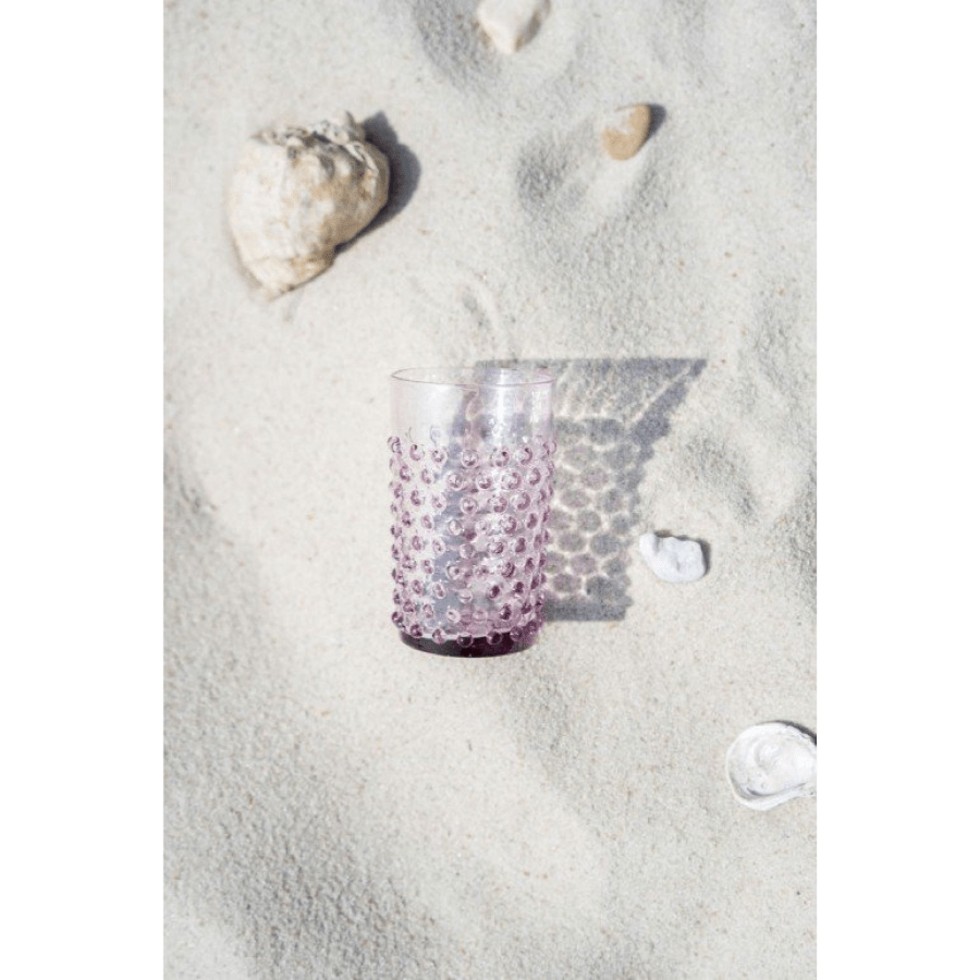 Anna Von Lipa Hobnail Glass Lilla Set of 2 -Spilhaus