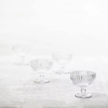 ARCHIE Footed Bowl 11cm Clear Set of 6 -United Tables
