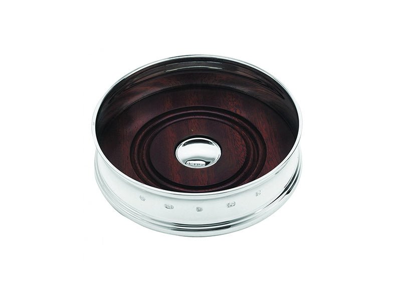Arthur Price Bottle Coaster With Dark Wood Base -Arthur Price