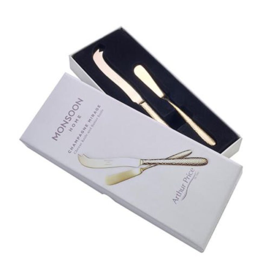 Arthur Price Cheese And Butter Champagne Mirage Set Of 2 -Arthur Price