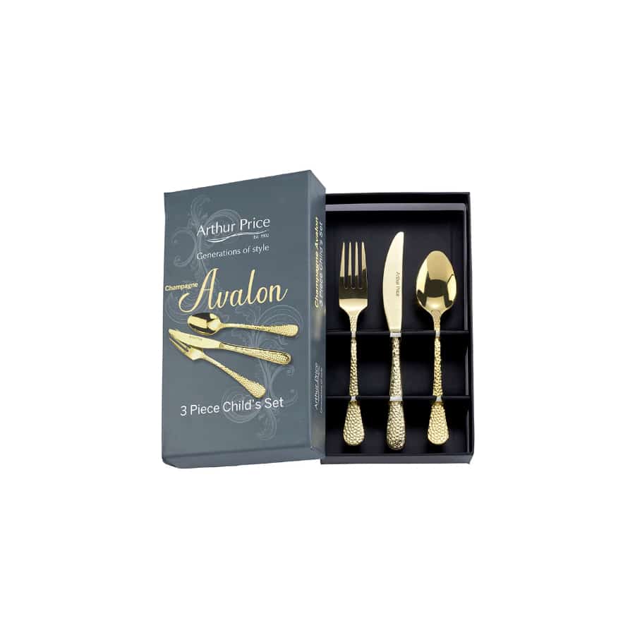 Arthur Price Child Set Champagne Avalon (Set Of 3) -Arthur Price