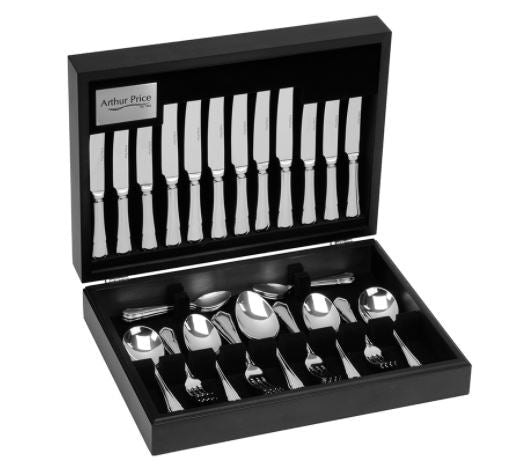 Arthur Price Cutlery Canteen Set Dubarry 44 Piece Stainless Steel -Arthur Price