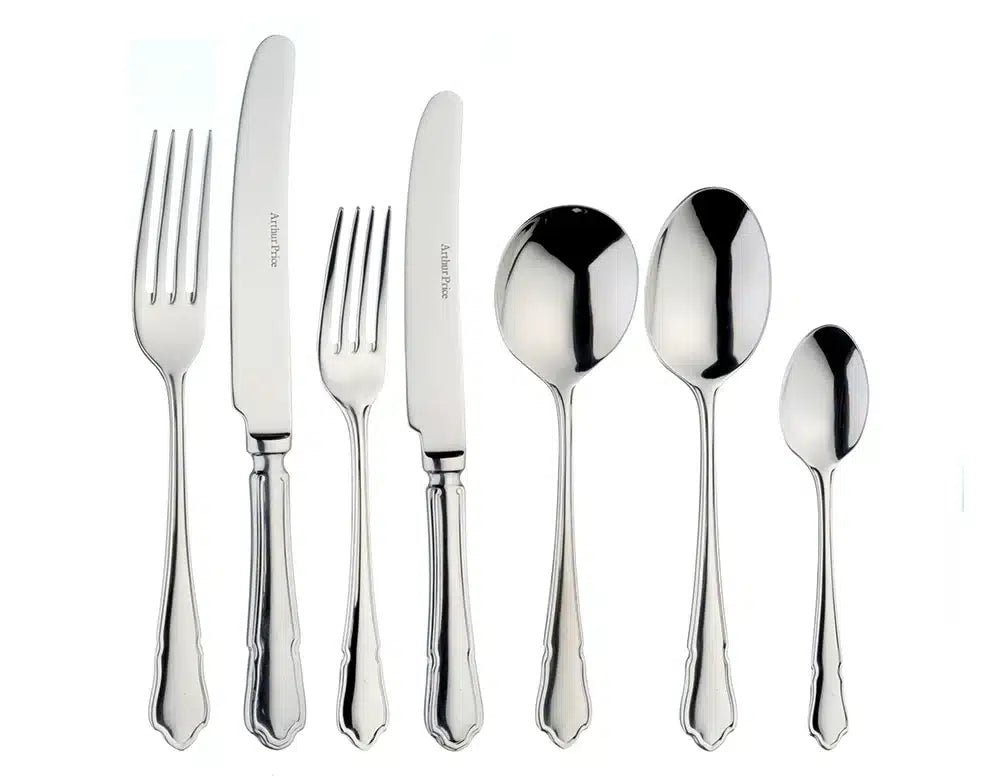 Arthur Price Cutlery Canteen Set Dubarry 44 Piece Stainless Steel -Arthur Price