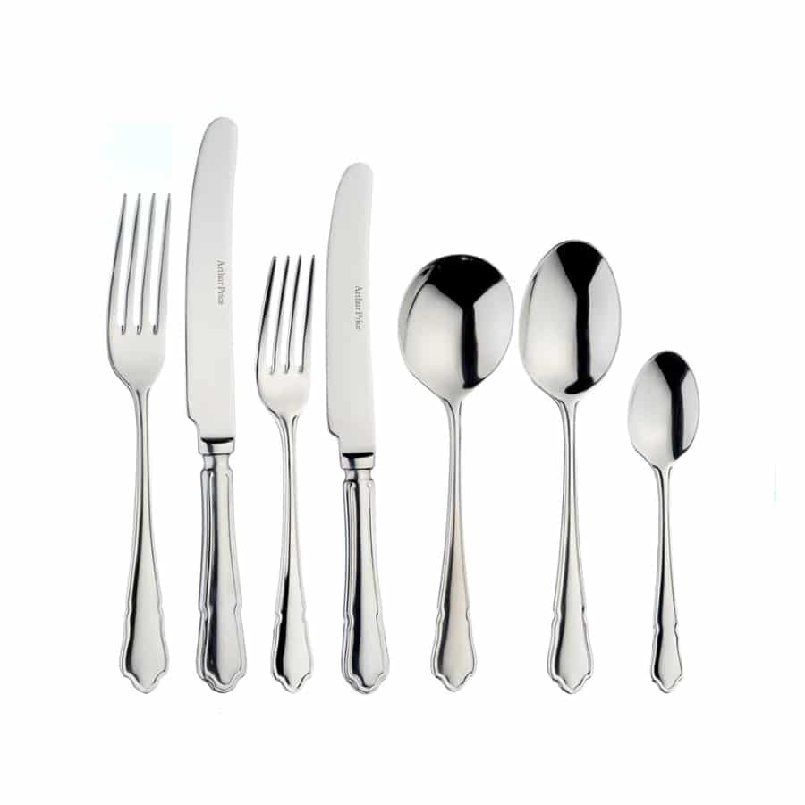Arthur Price Cutlery Canteen Set Dubarry 58 Piece Stainless Steel -Arthur Price