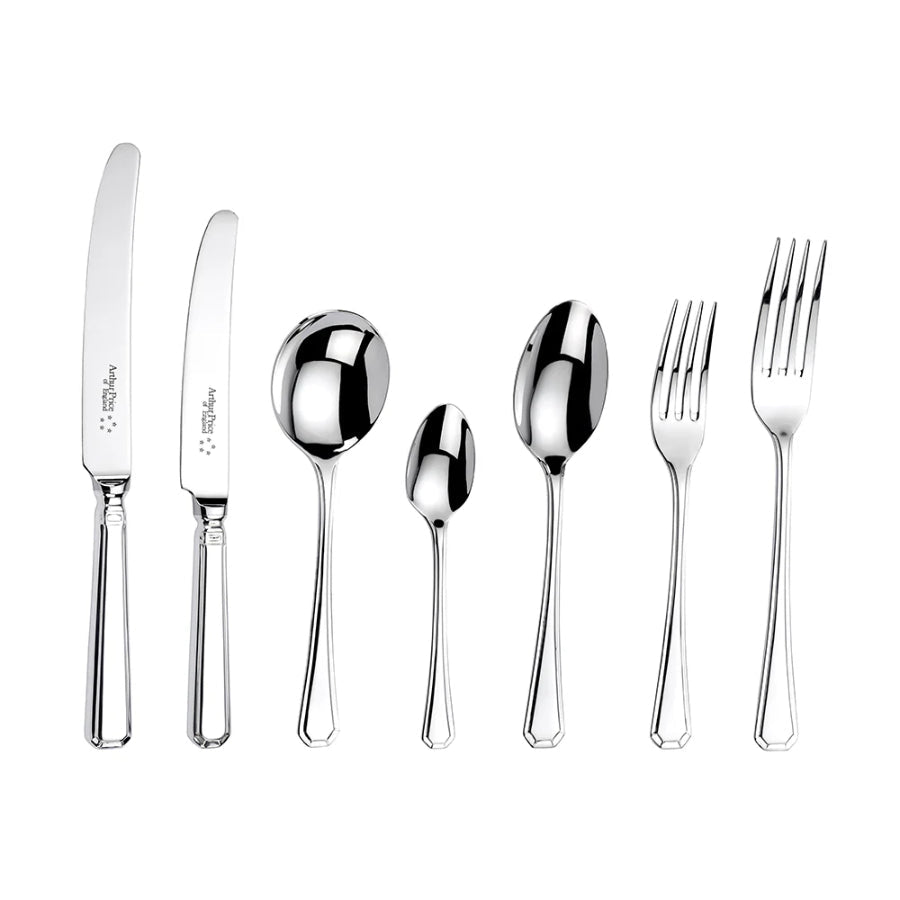 Arthur Price Cutlery Canteen Set Grecian 88 Piece Stainless Steel -Arthur Price