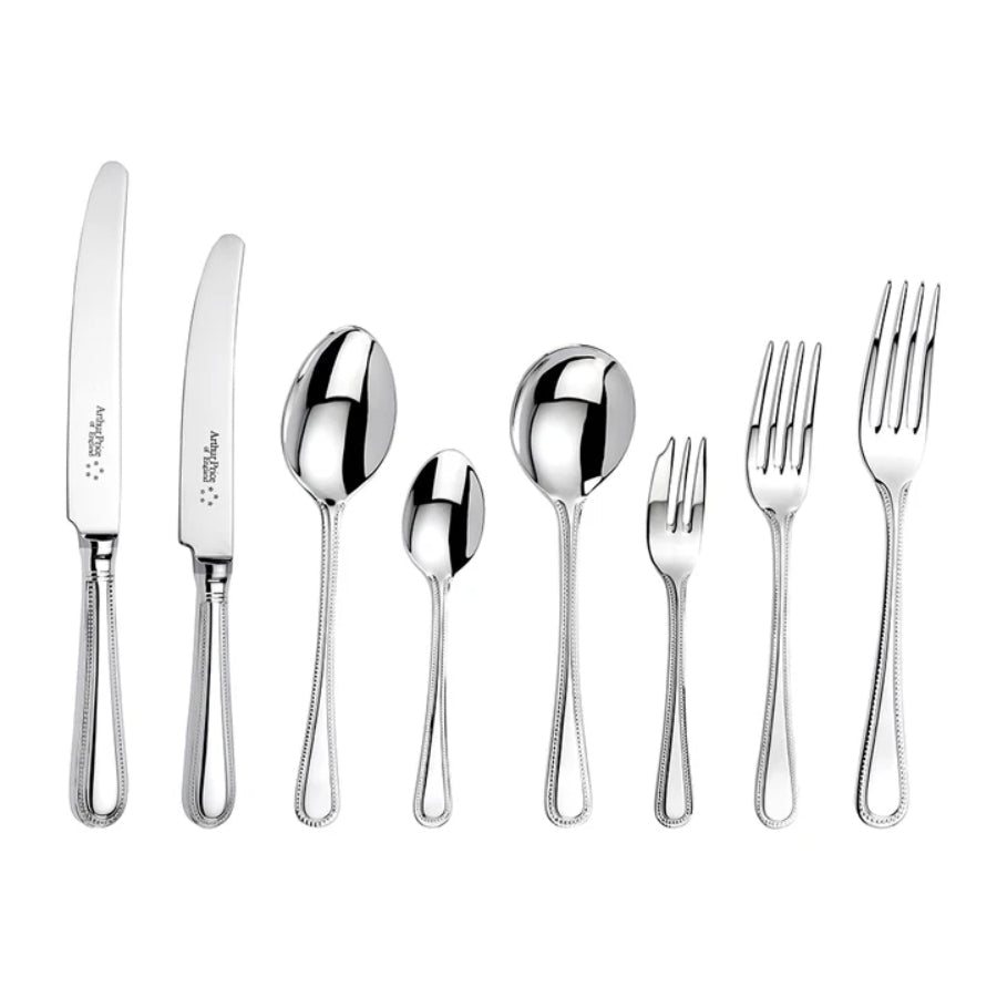 Arthur Price Cutlery Set Bead 88 Piece Stainless Steel -Arthur Price