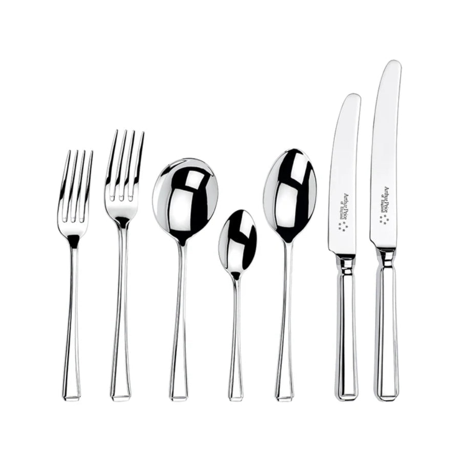 Arthur Price Cutlery Set Harley 124 Piece Stainless Steel -Arthur Price