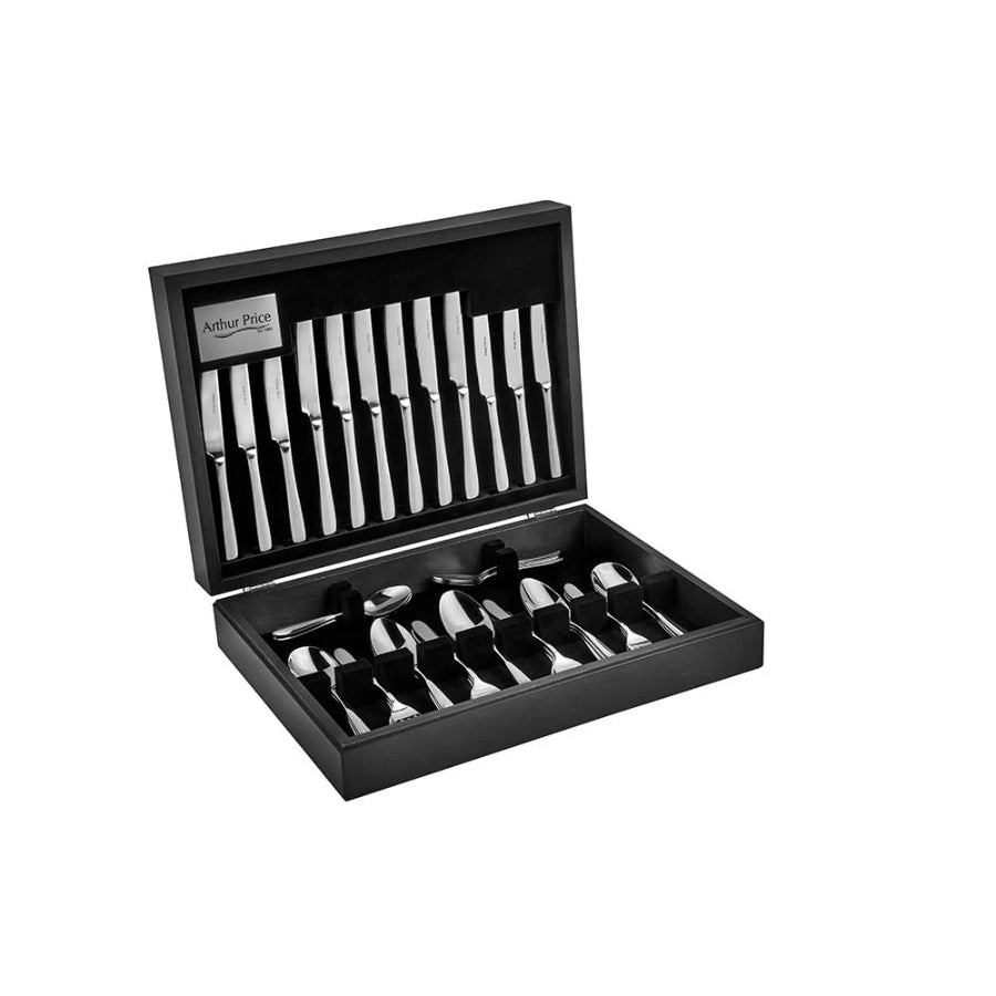 Arthur Price Cutlery Set Willow 124 Piece Stainless Steel -Arthur Price