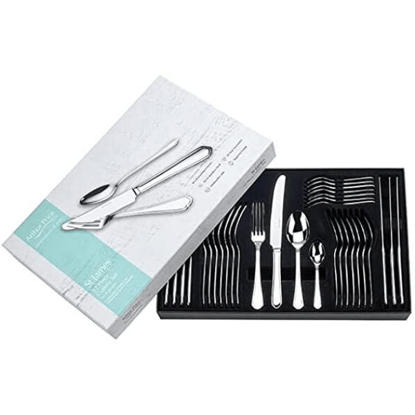 Arthur Price Cutlery St. James 32pc Box Set Stainless Steel -Arthur Price