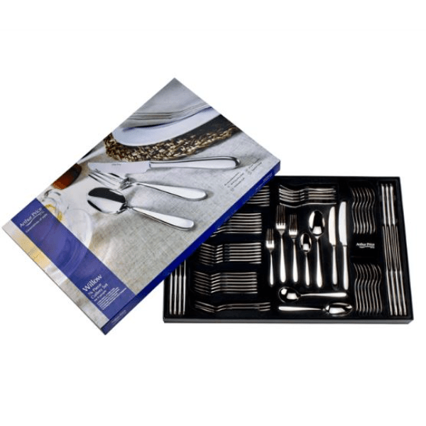 Arthur Price Everyday Classics Willow 76 Piece Box Set with pastry forks -Arthur Price