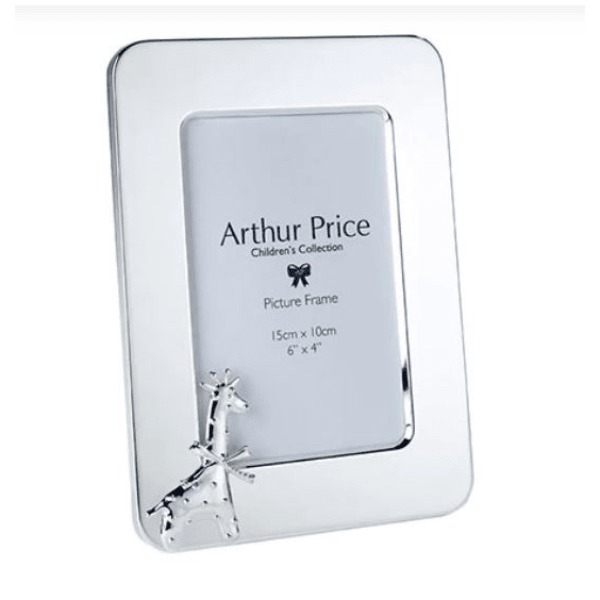 Arthur Price Frame Bambino Giraffe Silver Plated6" X 4" -Arthur Price