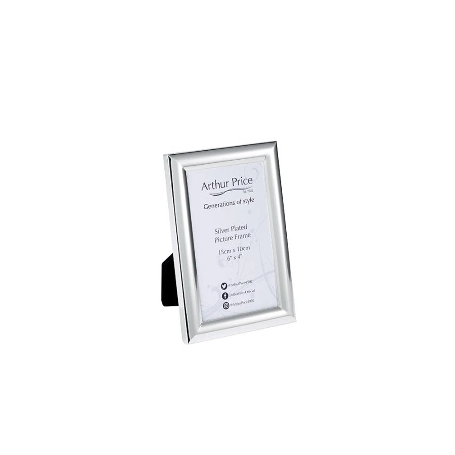 Arthur Price Frame Plain Arthur Price Silver Plated 6" X 4" -Arthur Price