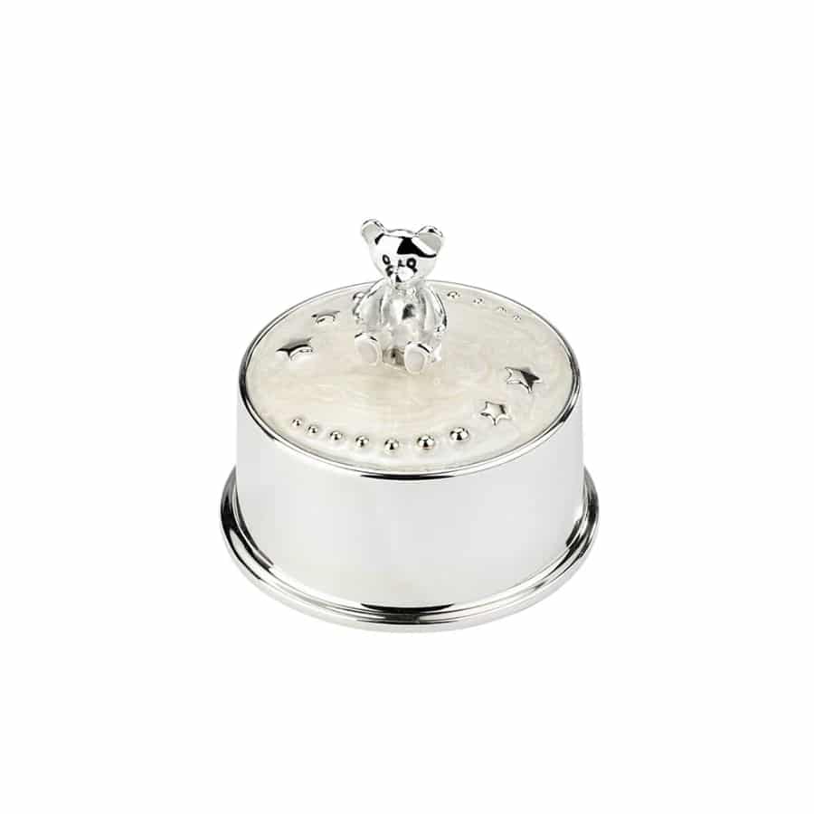 Arthur Price Teddy Musical Box Bambino Silver Plated -Arthur Price