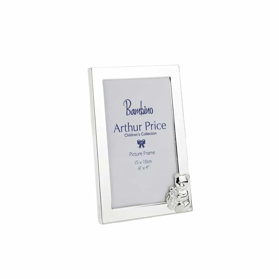 Arthur Price Teddy Photo Frame Bambino Silver Plated 10 x 15 cm -Arthur Price
