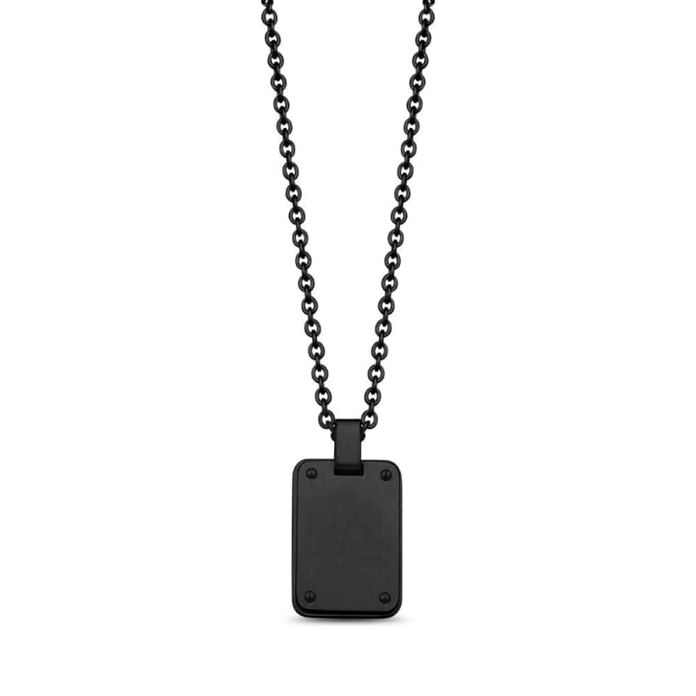 ARZ Small Matte Black Dog Tag -ARZ Steel