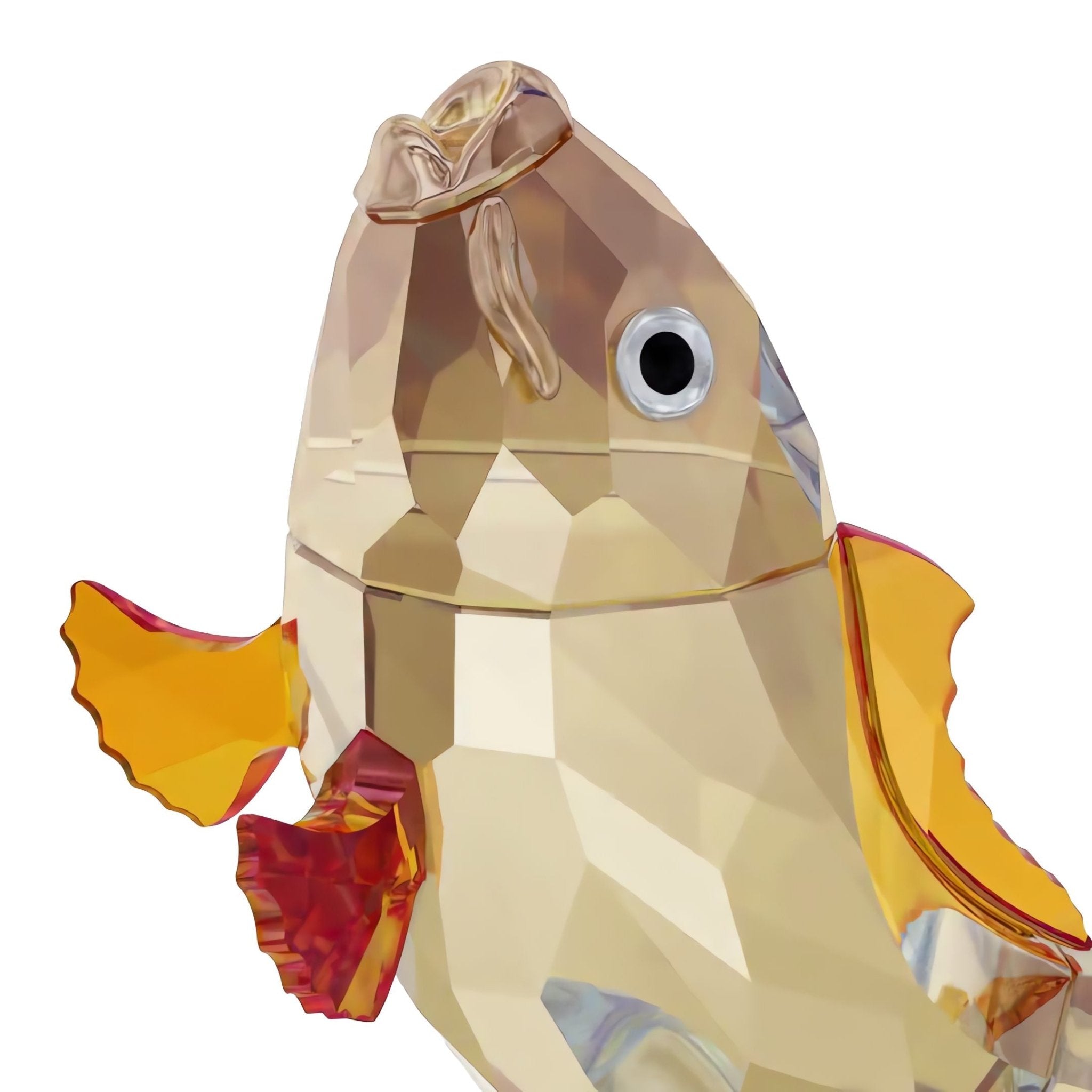 Asian Symbols Golden Carp -Swarovski