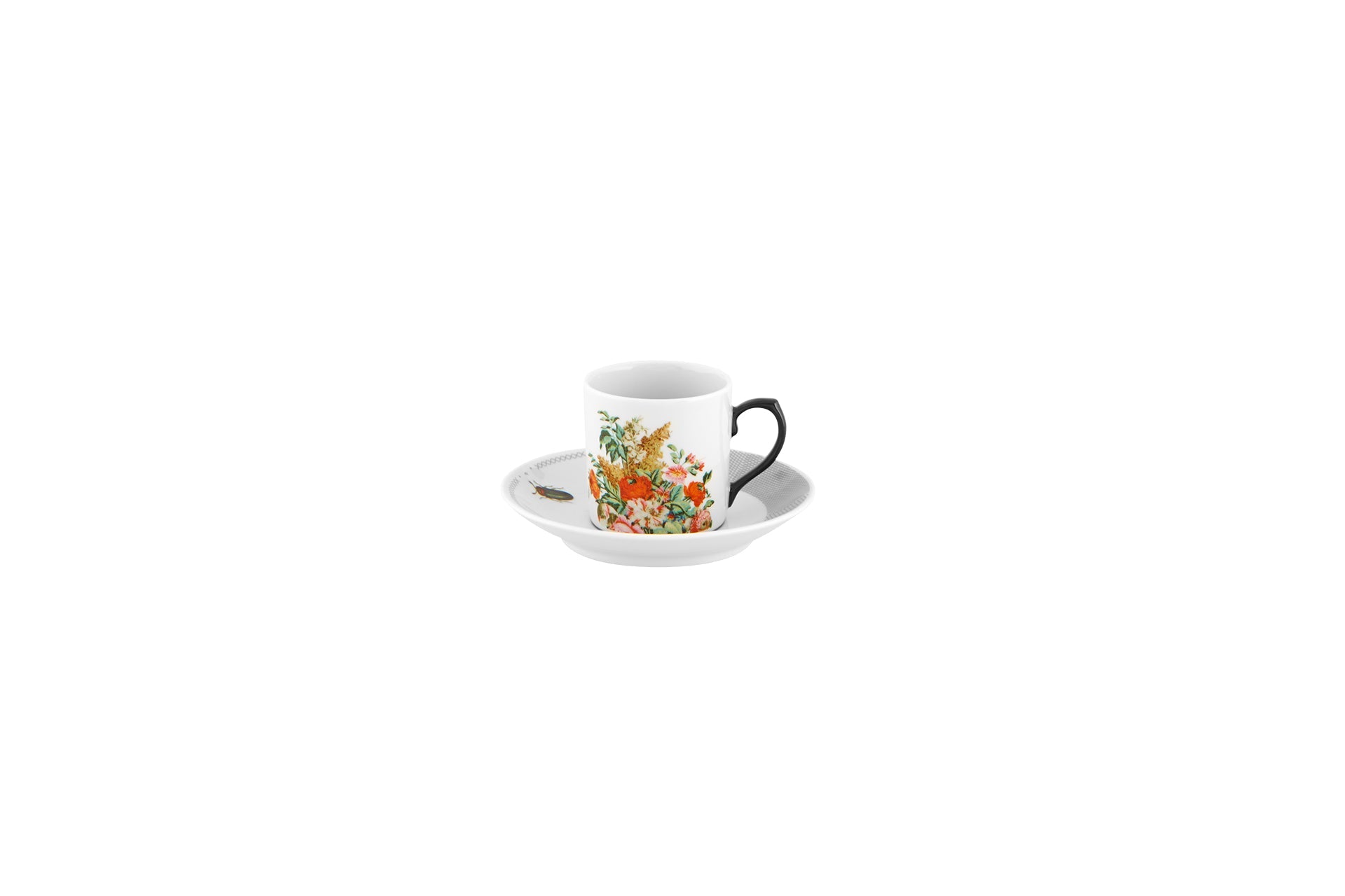 Atlantis Vista Alegre Coffee Cup & Saucer Petites Histoires (Set Of 2) -Spilhaus