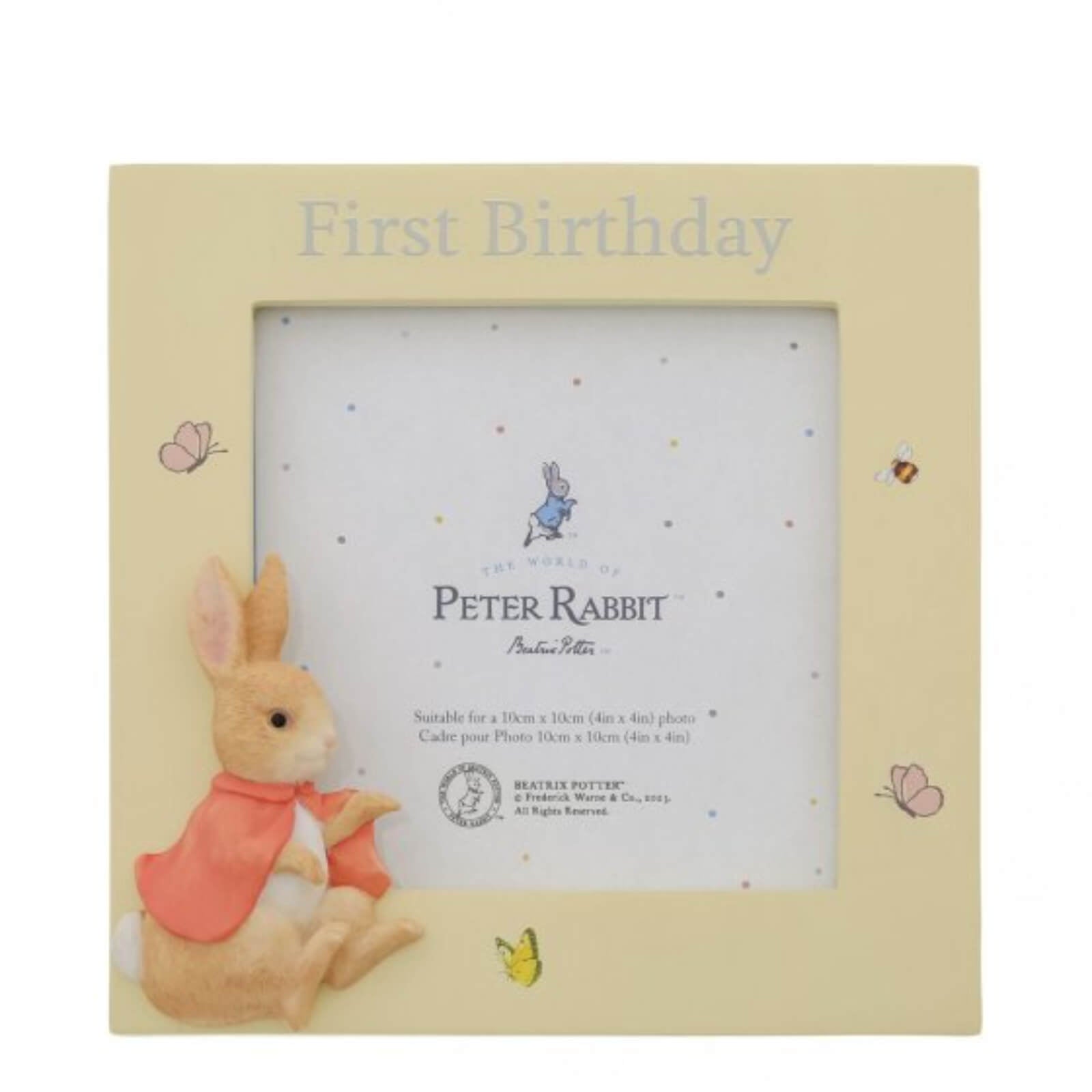 Beatrix Potter Frame Flopsy First Birthday -Beatrix Potter