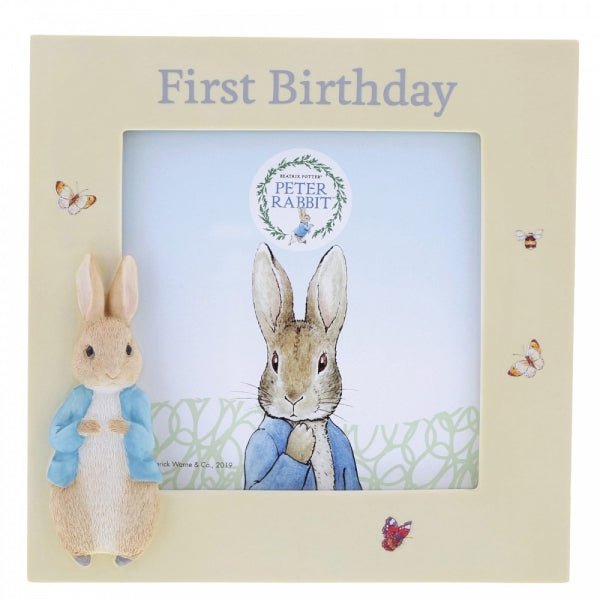 Beatrix Potter Frame Peter Rabbit First Birthday -Beatrix Potter