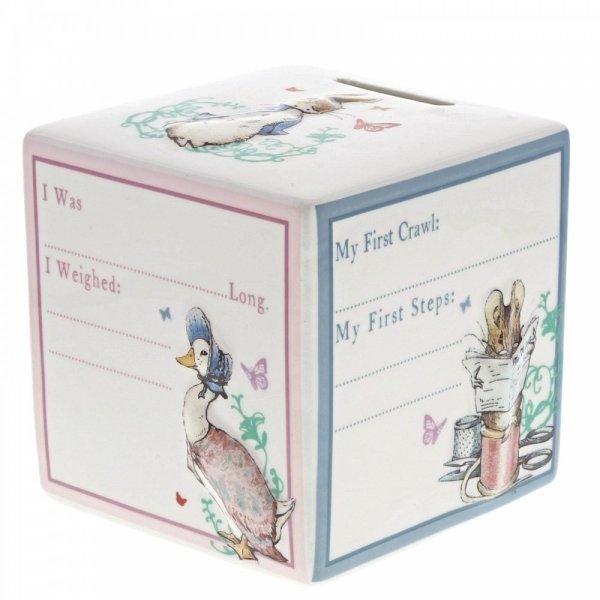 Beatrix Potter Money Box - New baby Peter Rabbit -Beatrix Potter