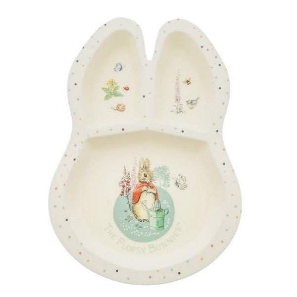 Beatrix Potter Plate - Flopsy Bunny face organic -Beatrix Potter