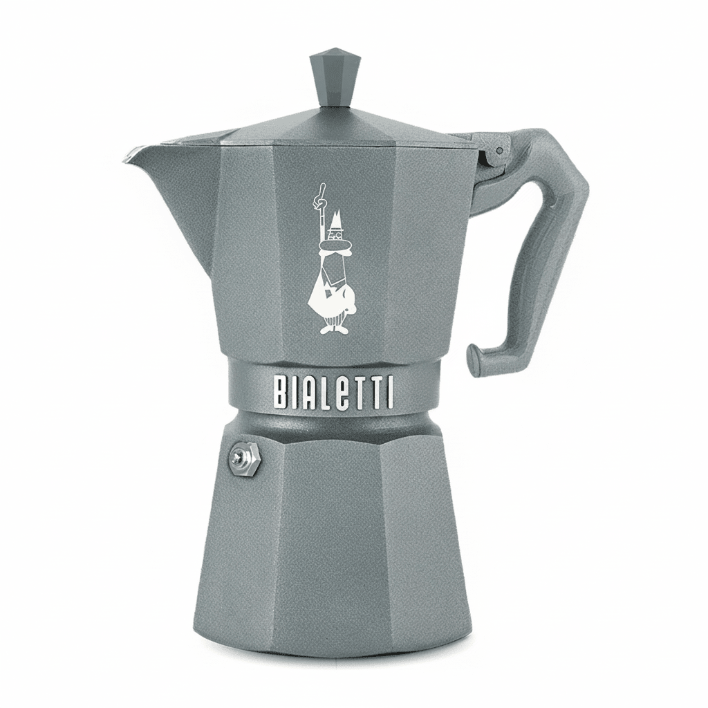 Bialetti Moka Exclusive Induction 6 cup Grey -Bialetti