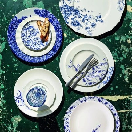 BLUE BOTANIC Plate Flat Coup 31cm Set of 4 -United Tables