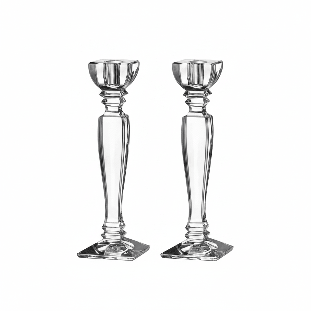 Bohemia Candlestick Roxana 255mm Set of 2 -Bohemia Crystal