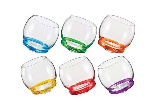 Bohemia Crazy 60ml Shot Tumblers Set of 6 -Bohemia Crystal