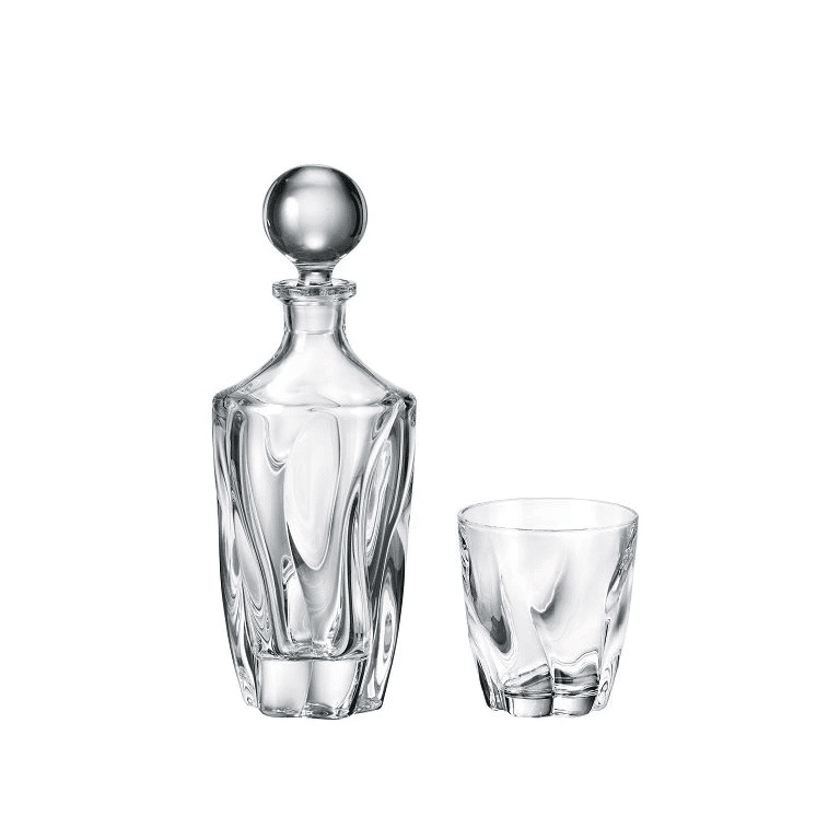 Bohemia Crystal Barley Twist 7 Piece Set -Bohemia Crystal