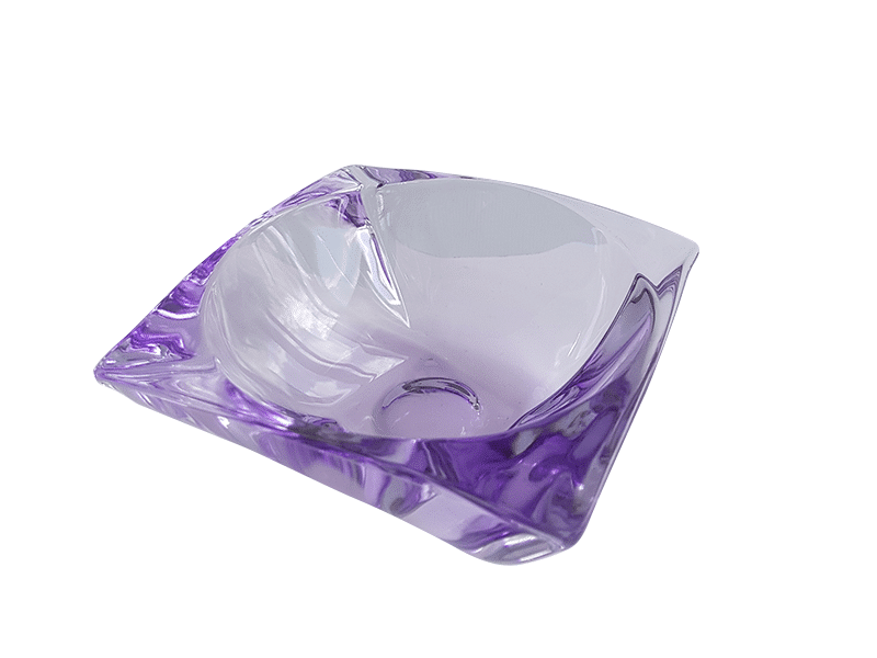 Bohemia Crystal Bowl Arezzo Purple 15Cm -Bohemia Crystal