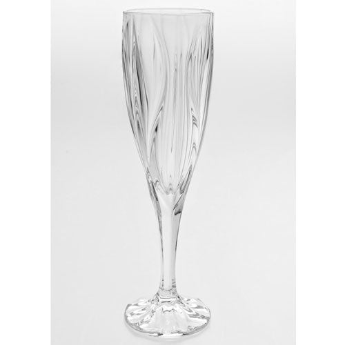Bohemia Crystal Champagne Ocean Set of 6 -Bohemia Crystal