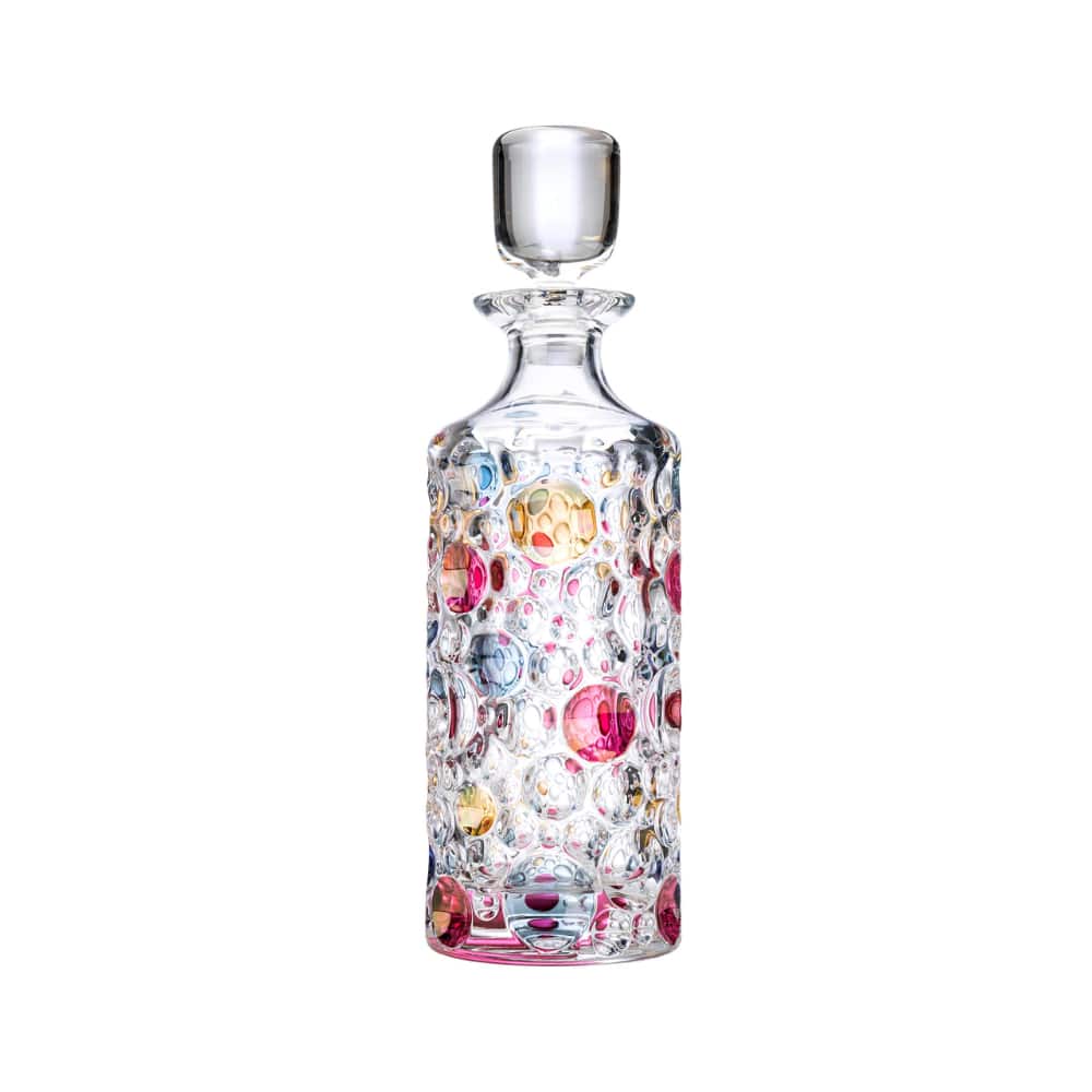 Bohemia Crystal Decanter Lisboa Colours 750ml -Bohemia Crystal
