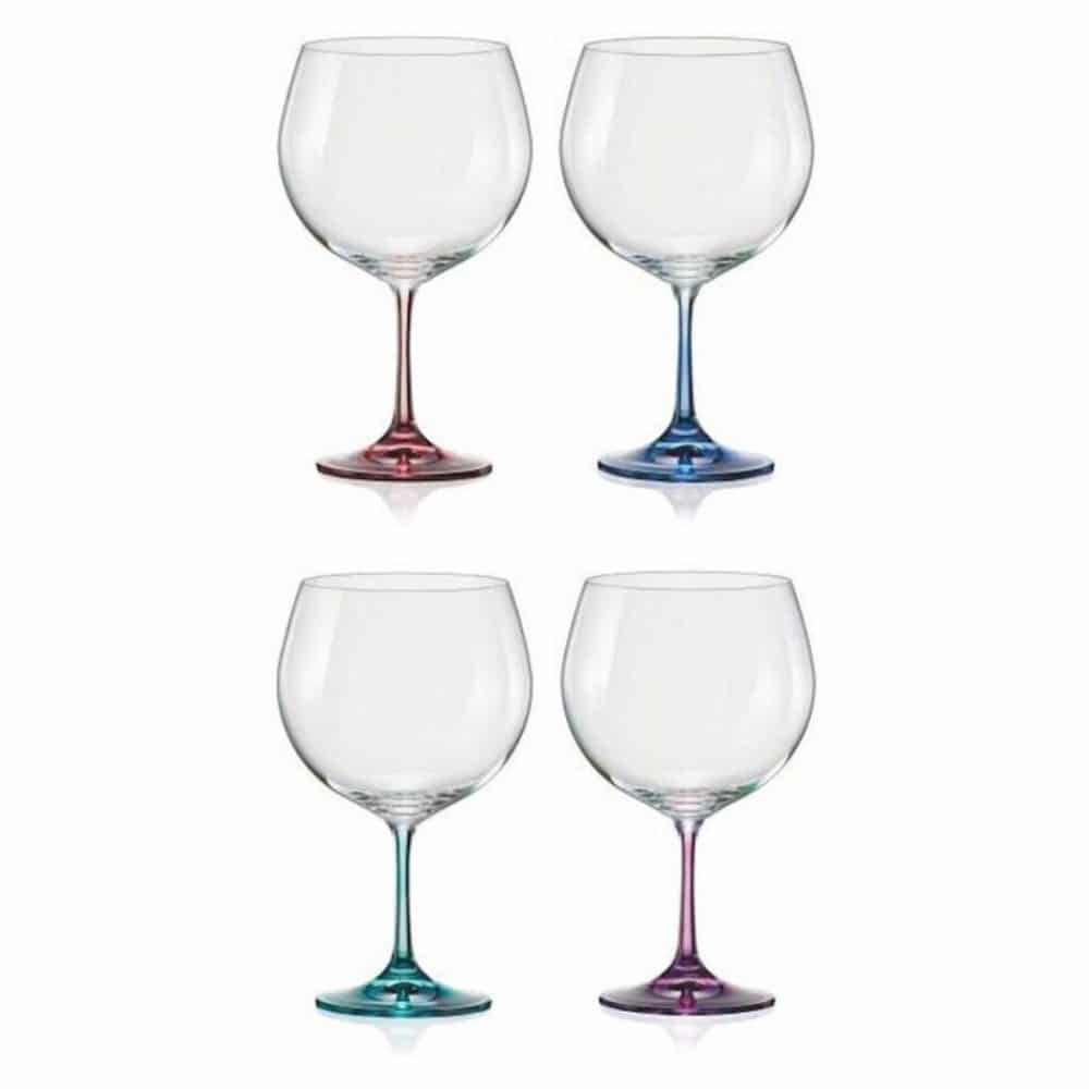 Bohemia Crystal Gin & Tonic Rainbow 820ml Set of 4 -Bohemia Crystal