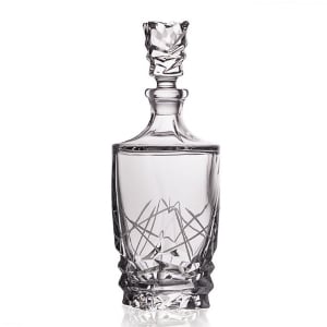 Bohemia Crystal Porto Jackstraw Decanter 800 ml -Bohemia Crystal