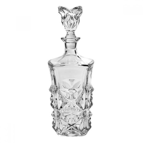 Bohemia Crystal Pyramid Decanter 800ml -Bohemia Crystal