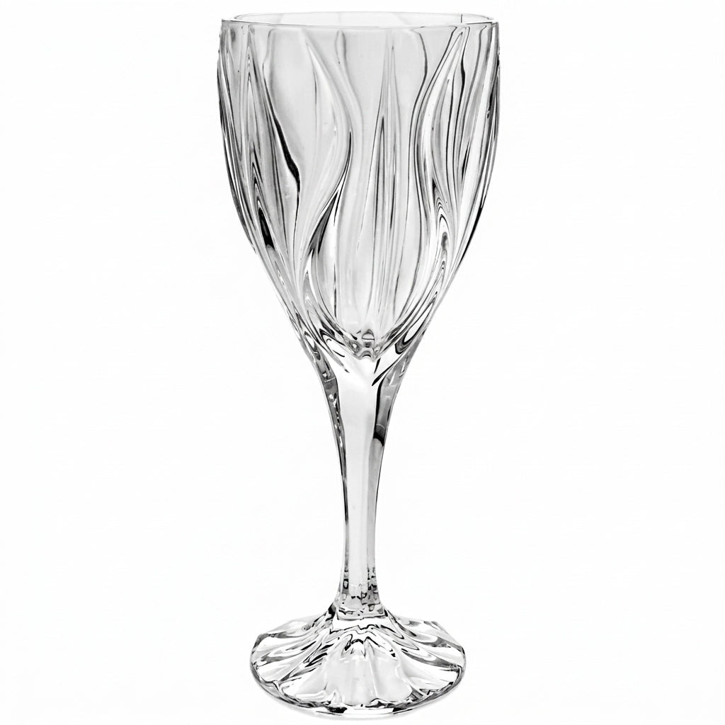 Bohemia Crystal Red Wine Ocean Set of 6 -Bohemia Crystal