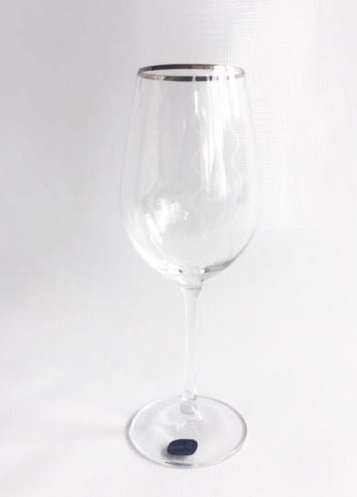 Bohemia Crystal Red Wine Viola Romantica 450Ml Each -Bohemia Crystal