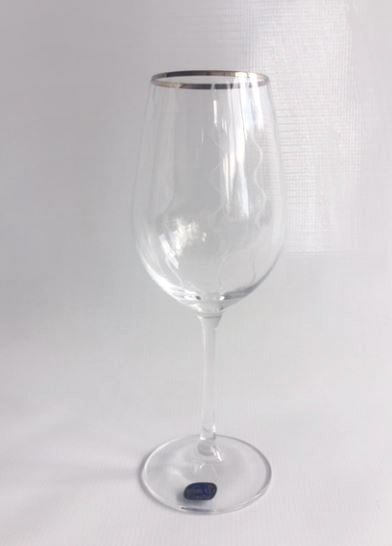 Bohemia Crystal Red Wine Viola Romantica 450Ml Each -Bohemia Crystal