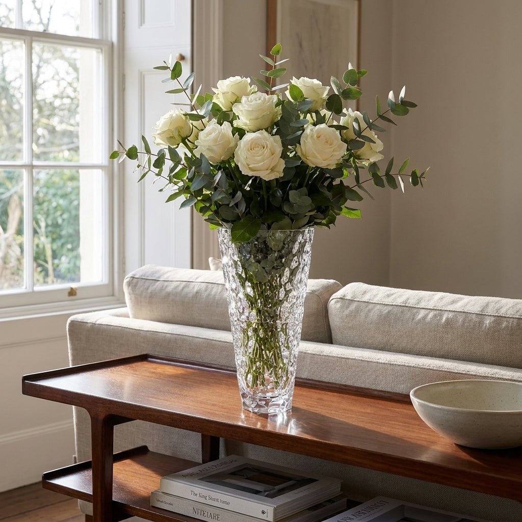 Bohemia Crystal Vase Lisboa Flared 310Mm -Bohemia Crystal