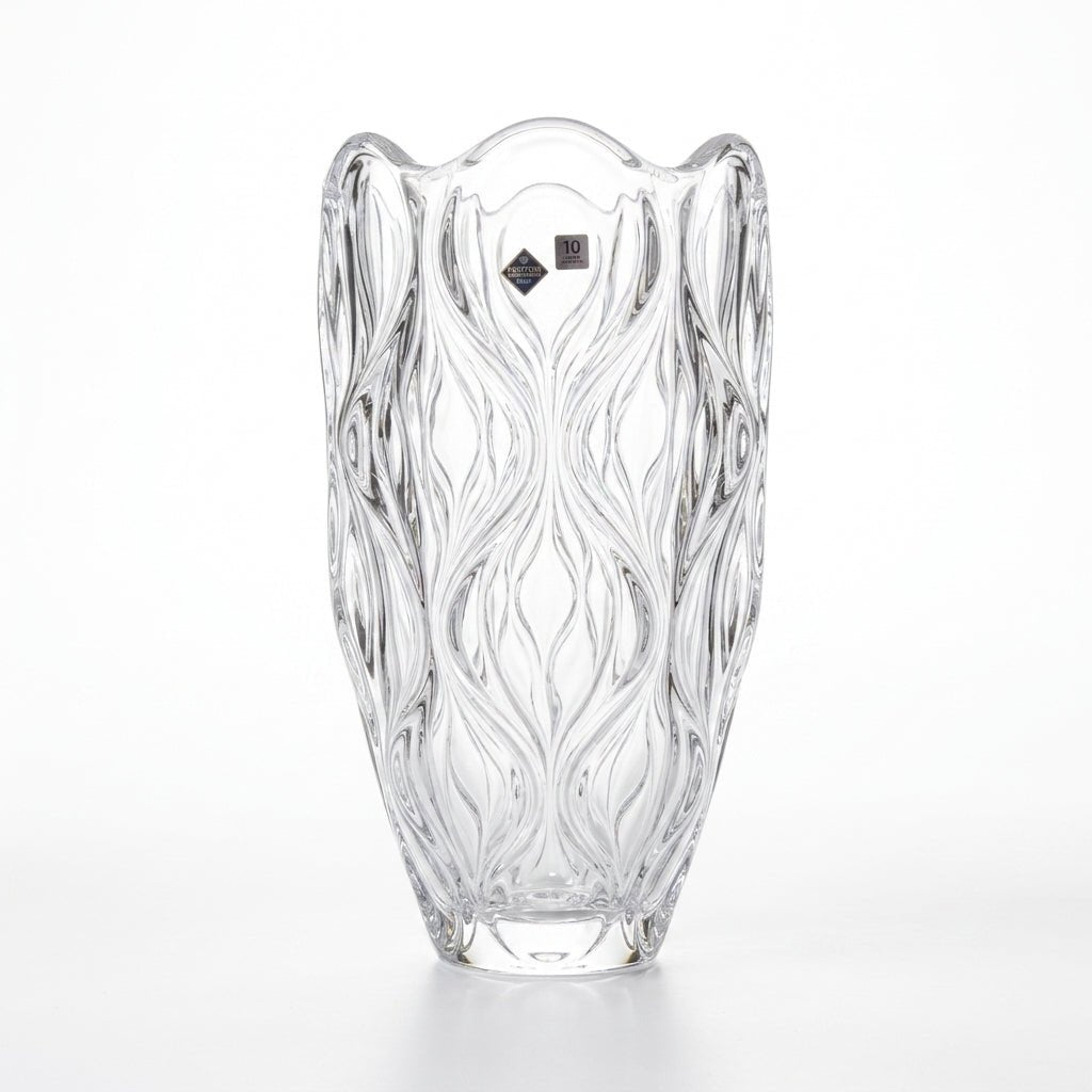 Bohemia Crystal Vase Ocean 300mm -Bohemia Crystal