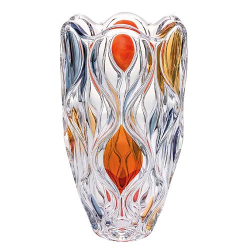 Bohemia Crystal Vase Ocean Colours 300mm -Bohemia Crystal