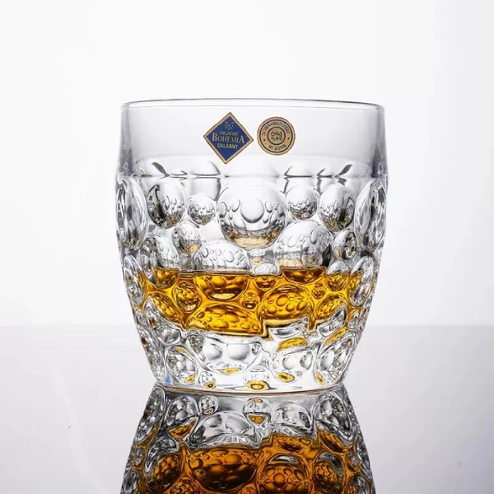 Bohemia Crystal Whisky Tumbler Lisboa 350Ml Set Of 6 -Bohemia Crystal