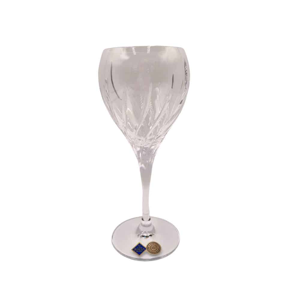 Bohemia Crystal White Wine Fiona Sway 270ml Set Of 6 -Bohemia Crystal