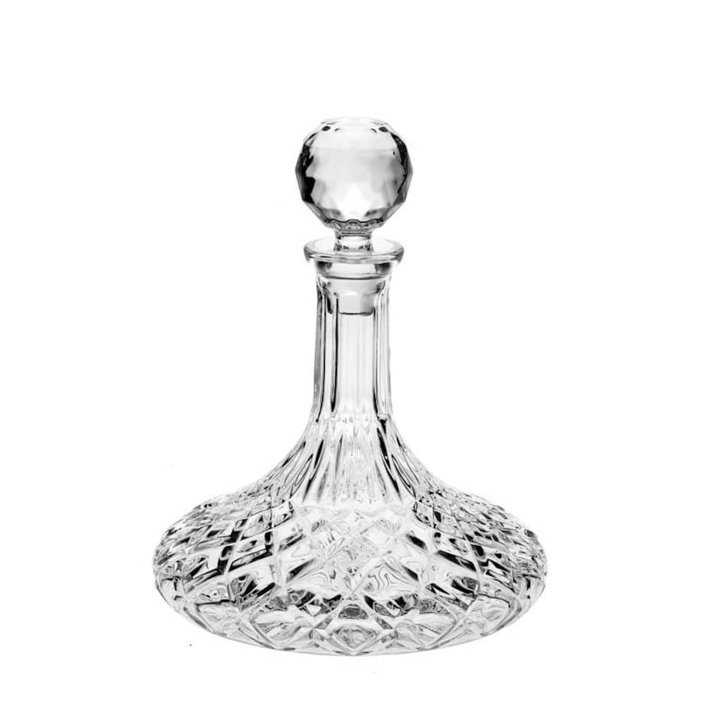 Bohemia Decanter Diamond 650ml -Bohemia Crystal