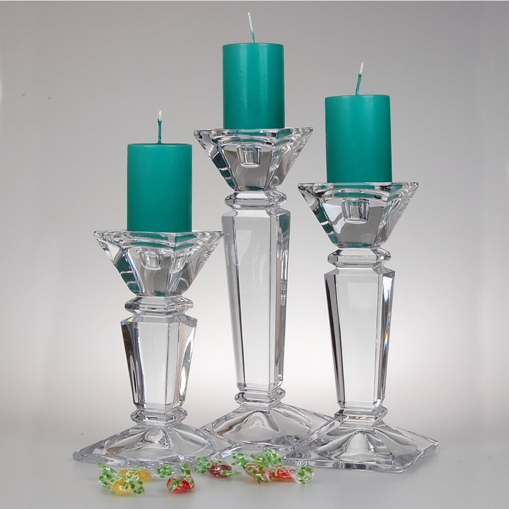 Bohemia Empery Candlestick 25cm Set of 2 -Bohemia Crystal