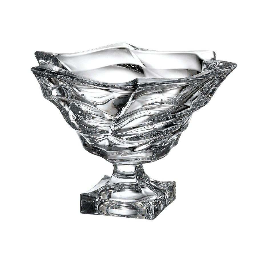 Bohemia Flamenco Footed Large Bowl 295mm -Bohemia Crystal